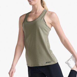 2XU Aspire Singlet racerback tank top mint green women's size XL